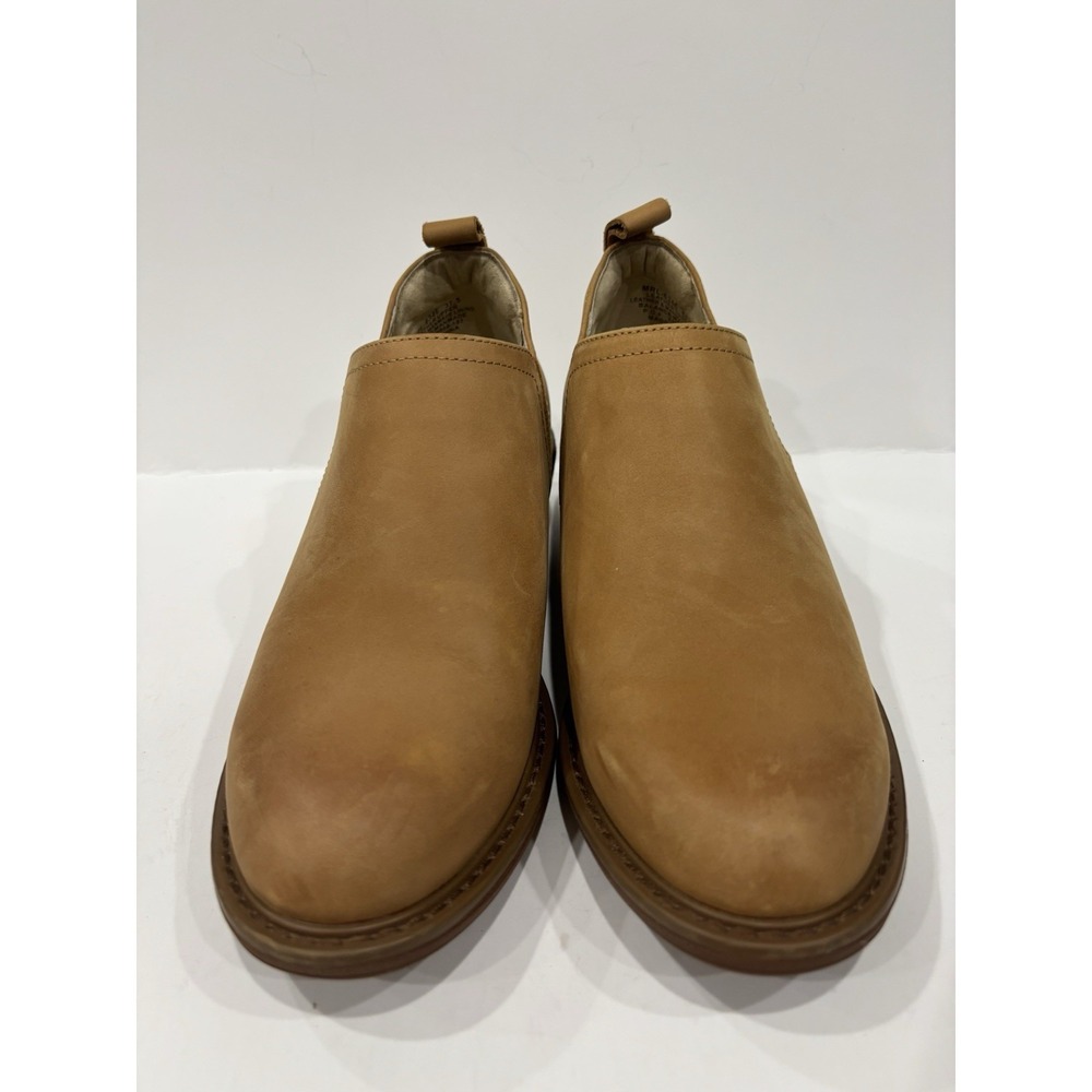 Alegria Women's Tan Leather Slip-On Ankle Booties Shoes Size 37.5 Slip Resistant - Picture 3 of 10